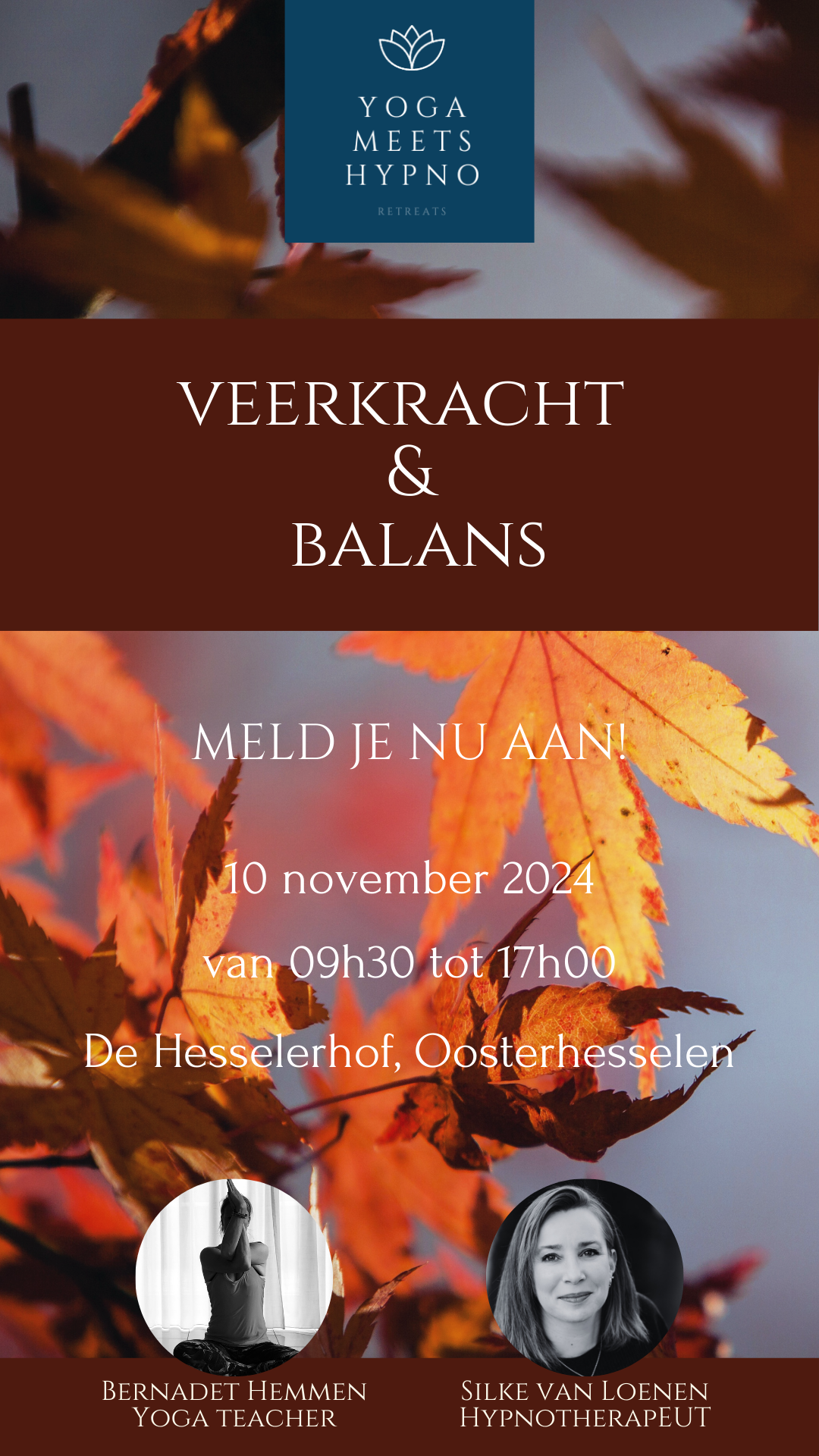 Yoga Meets Hypno retreat - Veerkracht & Balans