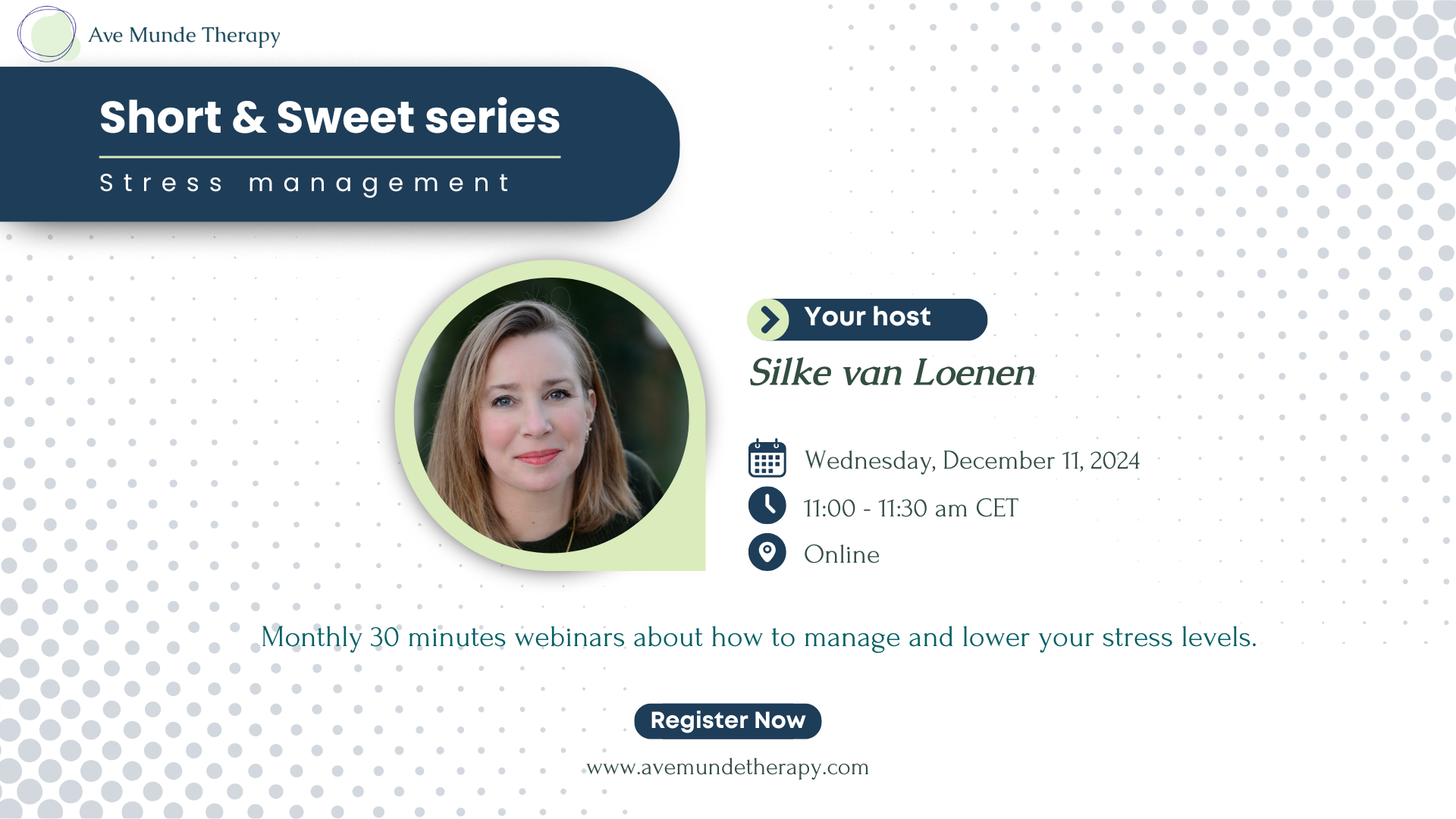 Short & Sweet: 30 minute webinar December 11, 2024